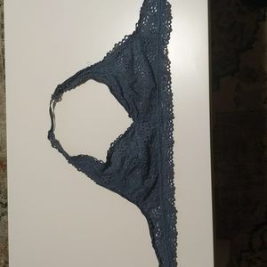 Dusty blue aerie bralette